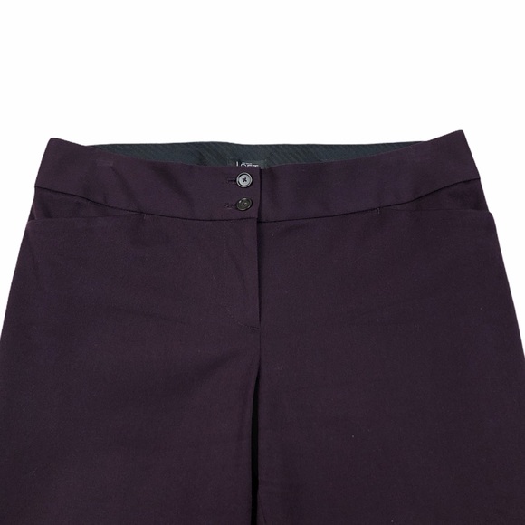 LOFT Marisa Burgundy Bootcut Pants - Picture 3 of 4